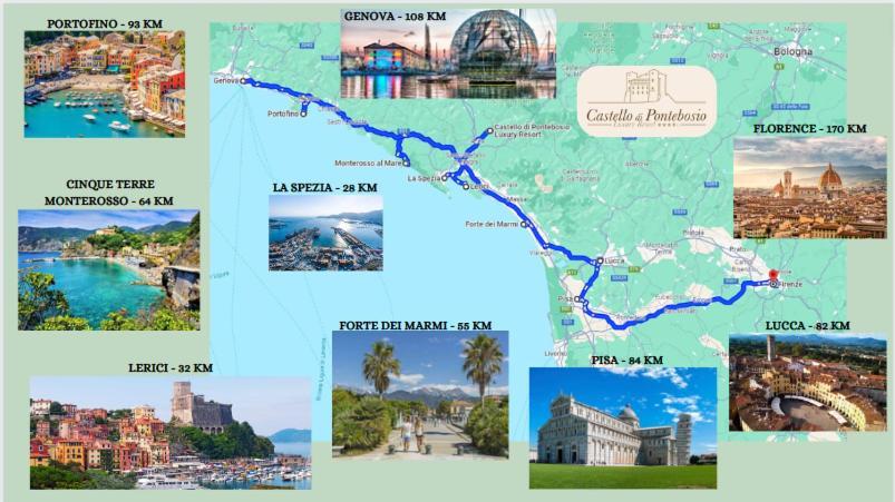 Castello Di Pontebosio Luxury Resort Licciana Nardi Экстерьер фото